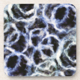 Posavasos índigo reciclado shibori :