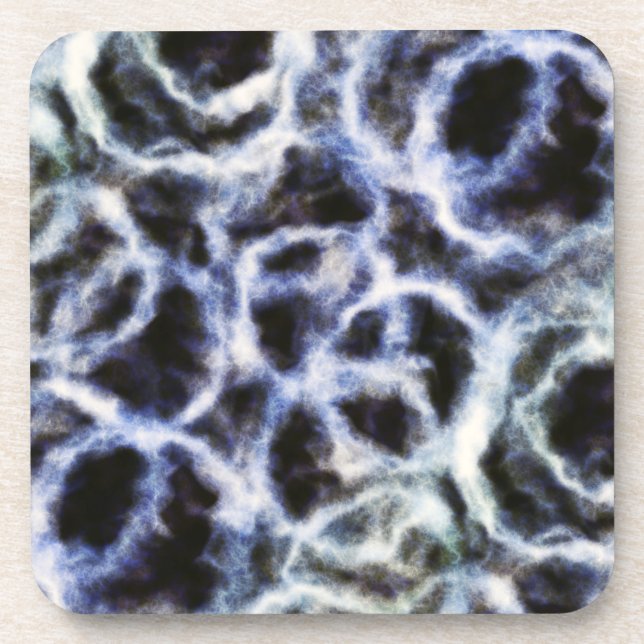 Posavasos índigo reciclado shibori : (Frente)