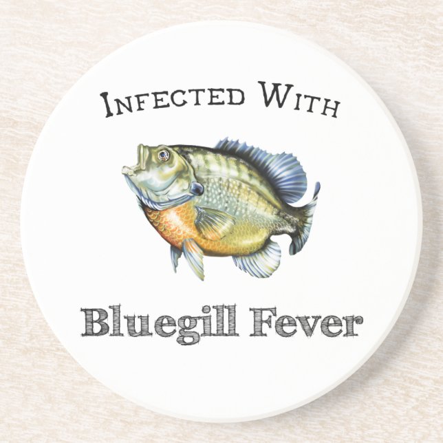 Posavasos Infectada con fiebre del Bluegill (Frente)