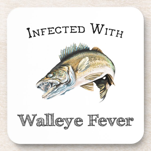 Posavasos Infectada con fiebre Walleye (Frente)