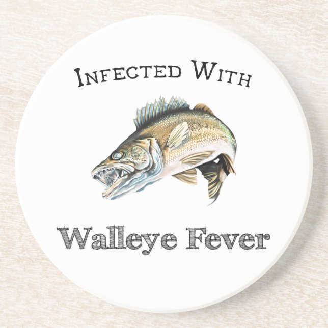 Posavasos Infectada con fiebre Walleye (Frente)