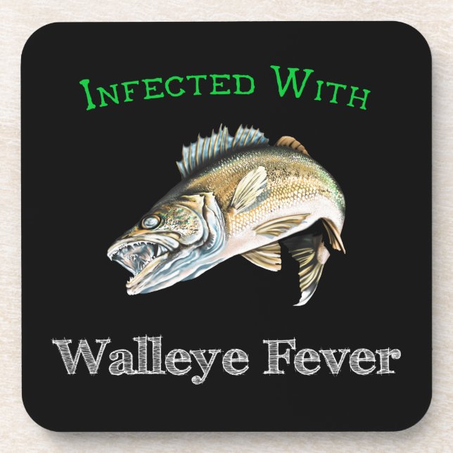 Posavasos Infectada con fiebre Walleye (Frente)