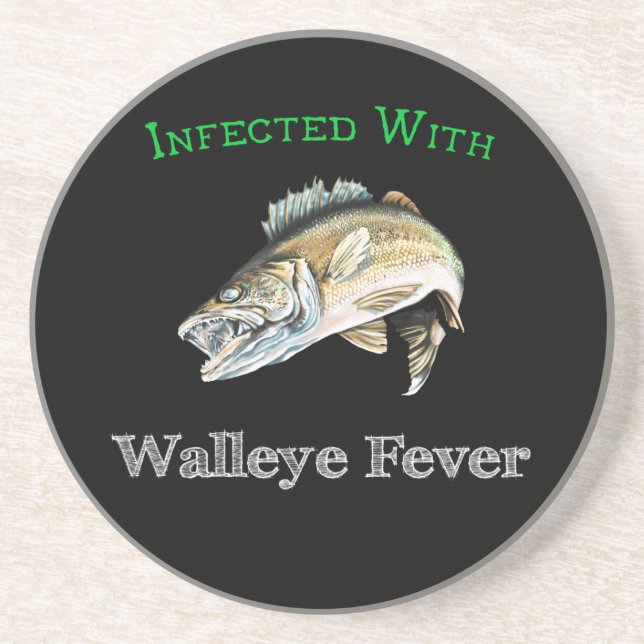 Posavasos Infectada con fiebre Walleye (Frente)
