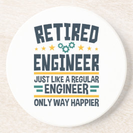 Posavasos Ingeniero jubilado en ingeniería