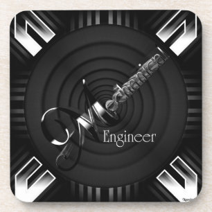 Posavasos Ingeniero Mecánico Deco Flare