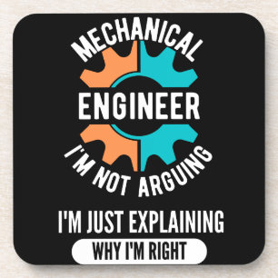Posavasos Ingeniero Mecánico Gracioso, Ingeniería Mecánica
