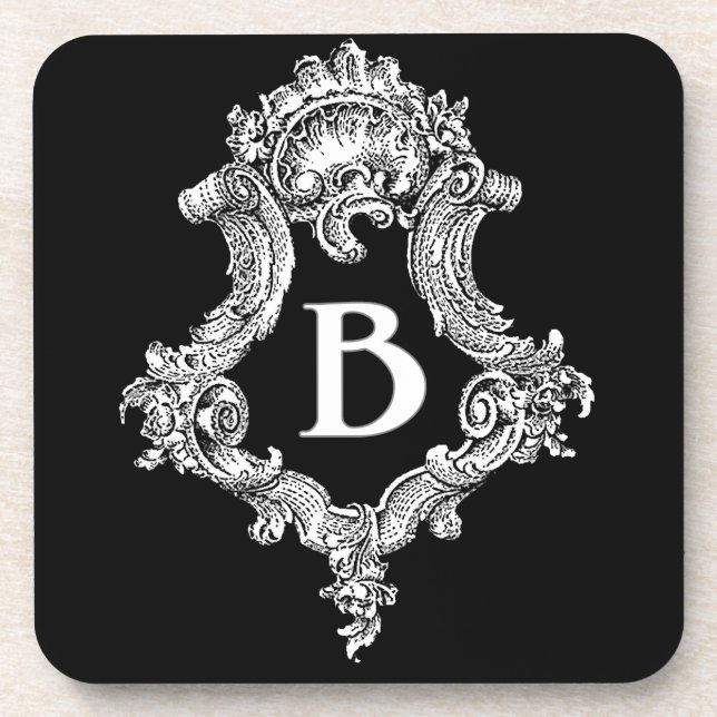 Posavasos Inicial de Monograma B (Frente)