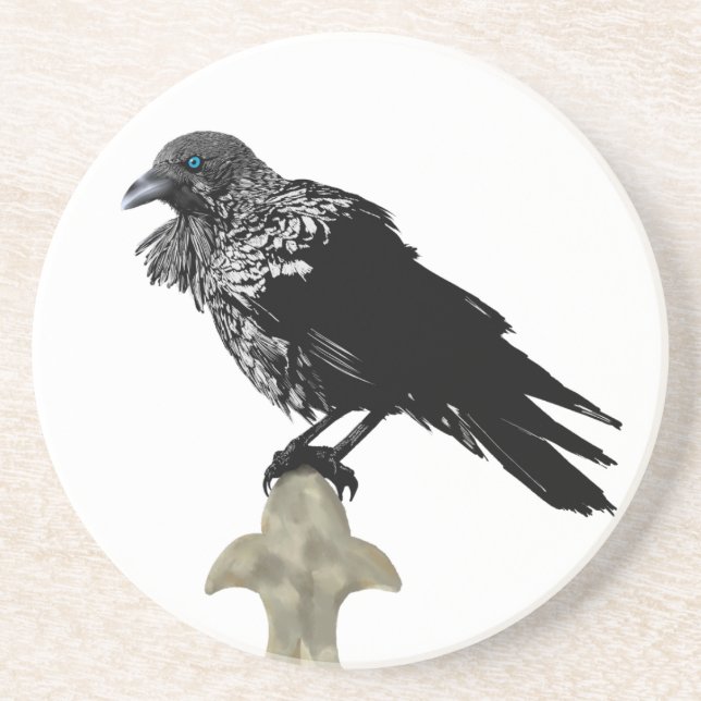Posavasos Inked Raven (Frente)