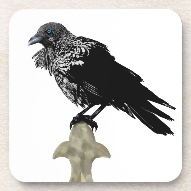 Posavasos Inked Raven (Frente)