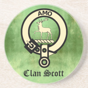Posavasos Insignia del clan Scott Escudo