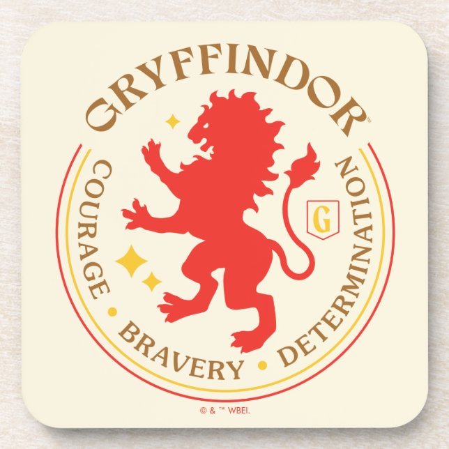 Posavasos Insignia del orgullo de la casa del león rojo GRYF (Frente)