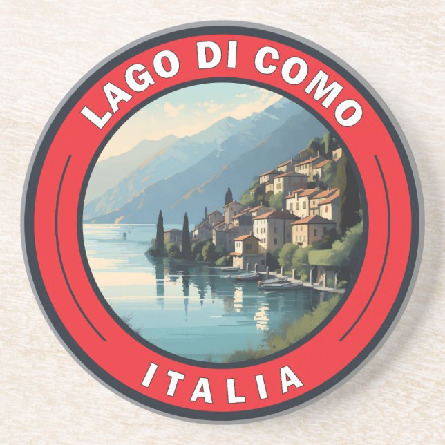 Posavasos Insignia italiana Lago di Como (Frente)