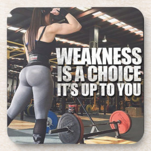Posavasos Inspiración del entrenamiento de las mujeres - Deb
