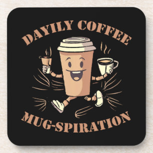 Posavasos Inspiración diaria de taza de café