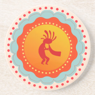 Posavasos Inspirado en el Suroeste de Kokopelli