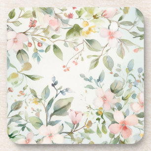 Posavasos Inspirado en flores de manzana