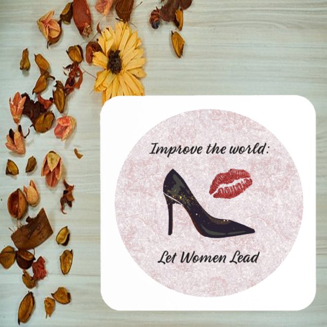 Posavasos Inspirador que las mujeres lideren (Subido por el creador)