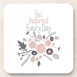 Posavasos Inspirarse todos los días en las flores botánicas 