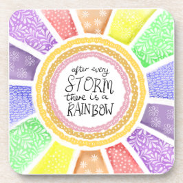 Posavasos Inspirational Quote – “After Every Storm there is 