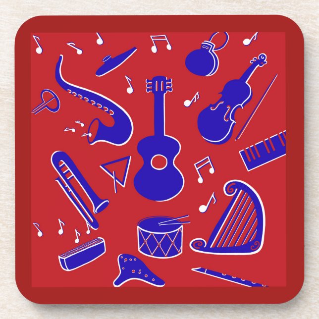 Posavasos Instrumentos Musicales (Frente)