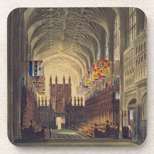 Posavasos Interior de la capilla de San Jorge, castillo de (Frente)