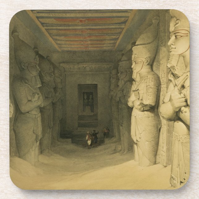Posavasos Interior del templo de Abu Simbel, de "Egipto (Frente)