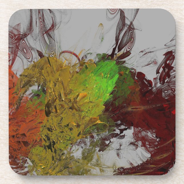 Posavasos Invasión de colores (Frente)