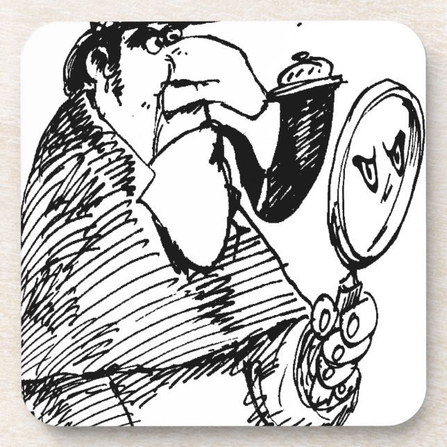 Posavasos Investigación de misterio (Frente)