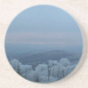 Posavasos Invierno en las montañas Blue Ridge