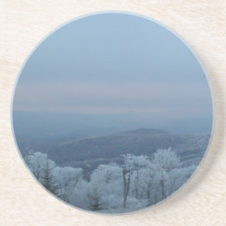Posavasos Invierno en las montañas Blue Ridge