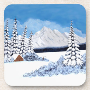 Posavasos Invierno nevado