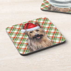 Posavasos Invierno Temático Berger Picard Perro Holiday Plai