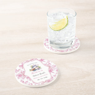 Posavasos Invitación de Té de Despedida de Soltera Fiesta de