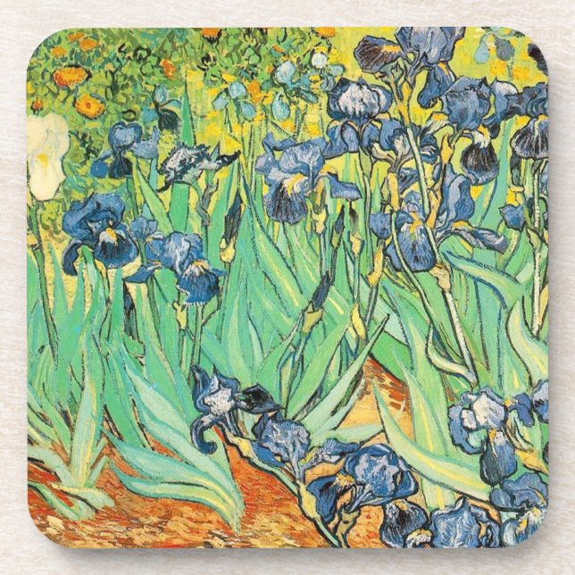 Posavasos Irises - Van Gogh - c1889 (Frente)