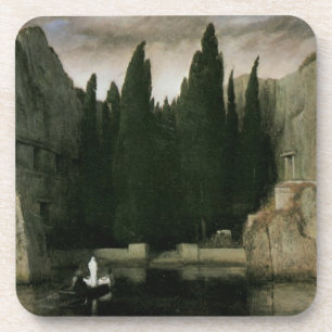Posavasos Isla de los Muertos de Arnold Böcklin, Arte Simbol
