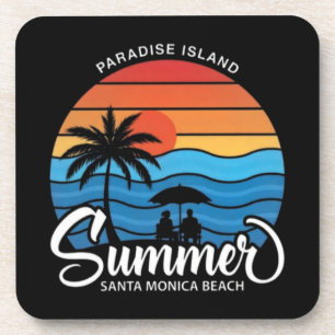 Posavasos Isla del Paraíso Playa Santa Mónica-35307