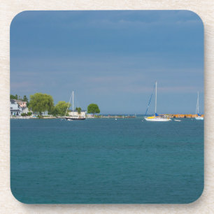 Posavasos Isla Harbour Mackinac