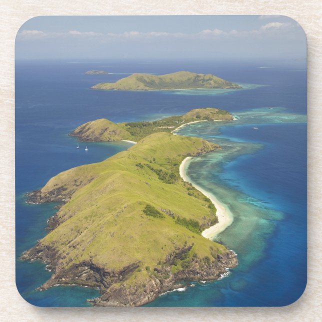 Posavasos Isla Yanuya, Islas Mamanuca, Fiji (Frente)