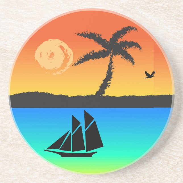 Posavasos Island Sunset (Frente)