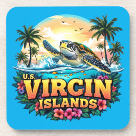 Posavasos Islas Vírgenes de los Estados Unidos Caribe