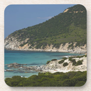 Posavasos Italia, Cerdeña, Solanas. Playa.