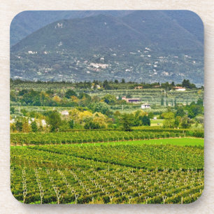 Posavasos Italia, Lago de Garda. Las costas del lago de Gard