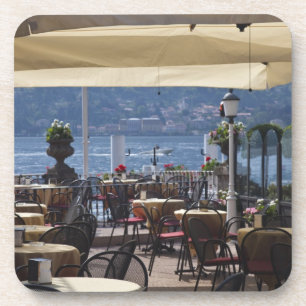 Posavasos Italia, provincia de Como, Bellagio. Café junto al