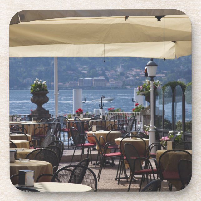 Posavasos Italia, Provincia de Como, Bellagio. Café Lakeside (Frente)