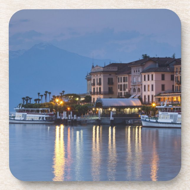 Posavasos Italia, Provincia de Como, Bellagio. Vista de la c (Frente)