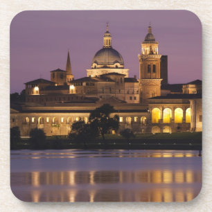 Posavasos Italia, Provincia de Mantua, Mantua. Vista de la c