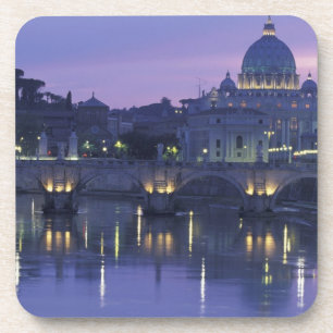 Posavasos Italia, Roma San Pedro y Ponte Sant Angelo,