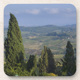 Posavasos Italia, Toscana, Montepulciano. Vista de la