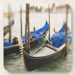 Posavasos Italia, Venecia, el foco selectivo de Gondola en e