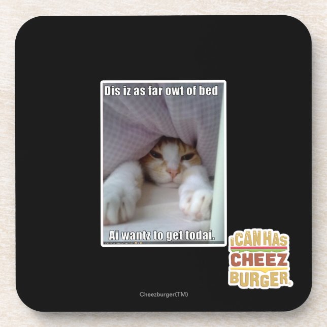 Posavasos Iz del SID como lejos owt de la cama. (Frente)